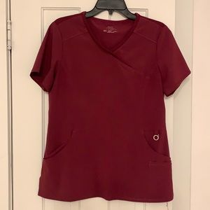 Cherokee maroon scrub set